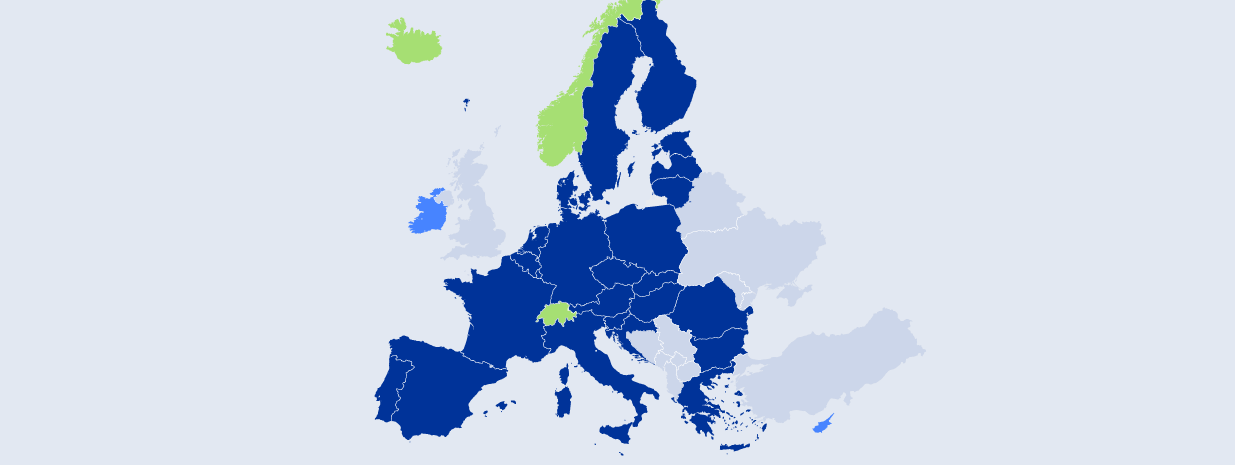 The Schengen Area Countries  -  Updated (2024)